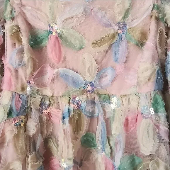 STORIA STACY SEQUIN BABYDOLL DRESS excellent condition - Picture 8 of 15